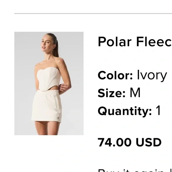 ALO Corset and Ivory High-Waist Pants NEW - Picture 3 of 3